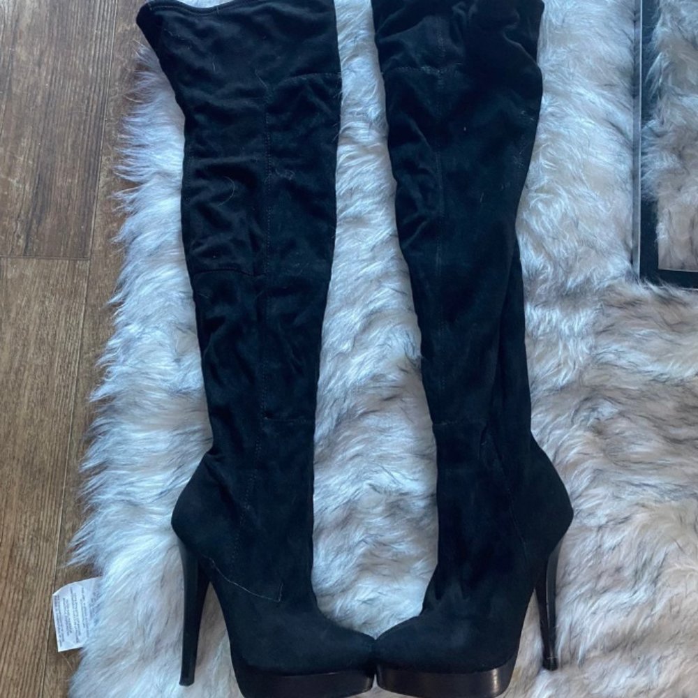 BeBe Thigh High Heels